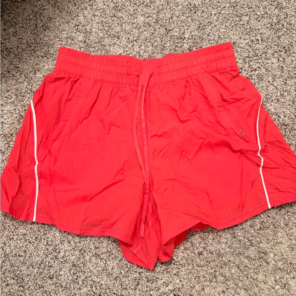 lululemon athletica Red Athletic Shorts